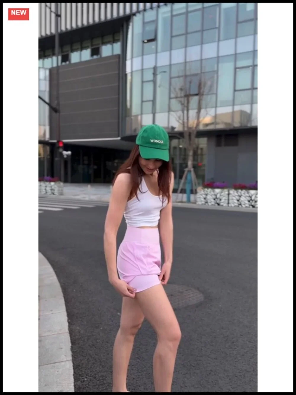 2-in-1 High Waisted Running Shorts with Zip Pockets Quick Dry 3
